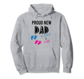 Proud New Dad Pregnancy Reveal Twins Hoodie - Custom Art Print Unisex - T-Shirt, Sweatshirt, Hoodie