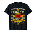 60Th Birthday Legends Were Born February T-Shirt - Minimalist Print Unisex - T-Shirt, Sweatshirt, Hoodie