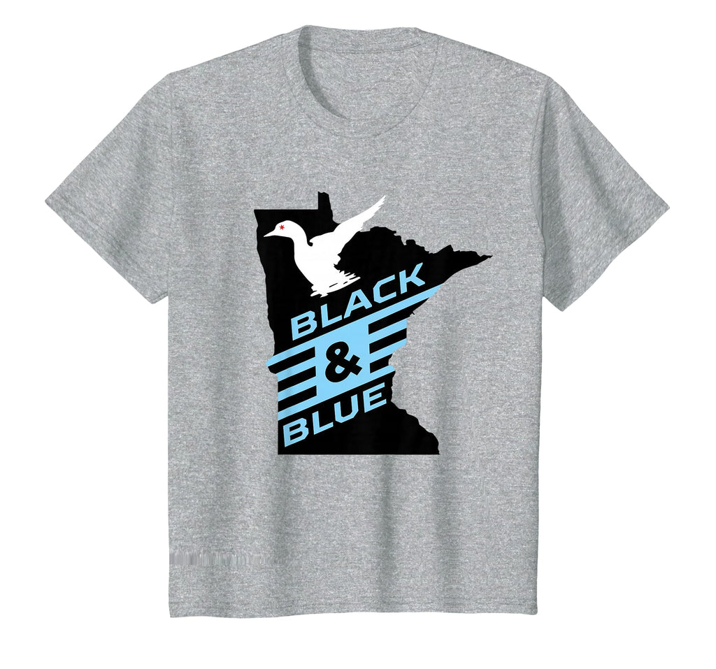 Minnesota Soccer Loon Black Blue T-Shirt - Streetwear Style Unisex - T-Shirt, Sweatshirt, Hoodie