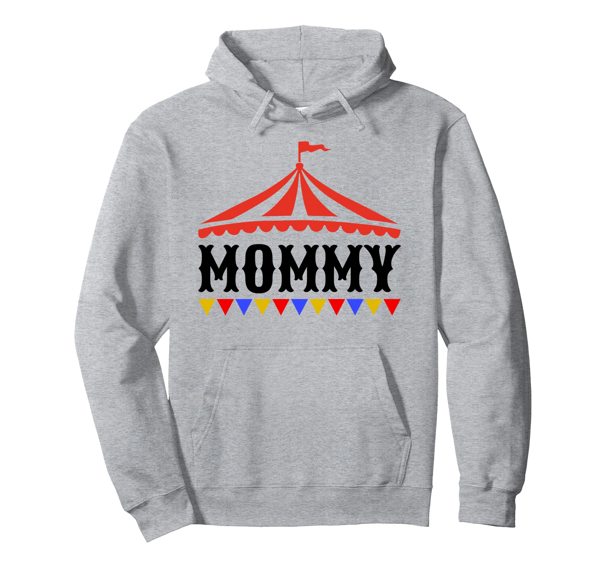 Circus Mommy Birthday Carnival Family Hoodie - Aesthetic Graphic for Adults - T-Shirt, Sweatshirt, Hoodie