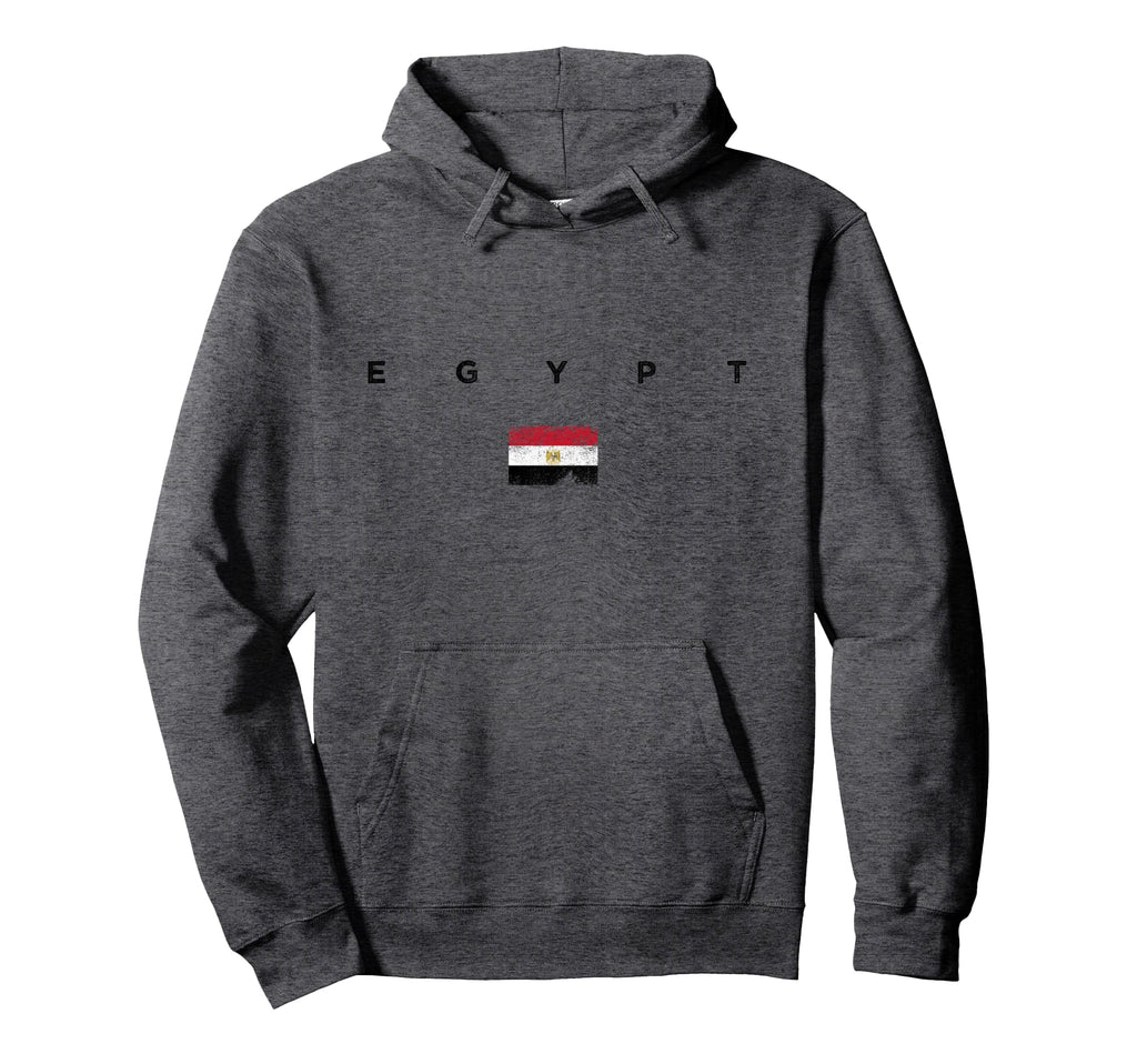 Egypt Flag Pride Soccer Football Fans Hoodie - Minimalist Print Unisex - T-Shirt, Sweatshirt, Hoodie