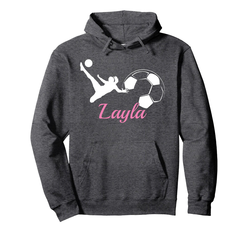 Layla Name Gift Personalized Soccer Hoodie - Aesthetic Graphic for Adults - T-Shirt, Sweatshirt, Hoodie