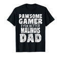 Pawsome Gamer Even Better Malinois T-Shirt - Streetwear Style for Adults - T-Shirt, Sweatshirt, Hoodie
