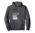 Best Bonus Cheer Dad Ever Cheerleading Hoodie - Trendy Graphic for Adults - T-Shirt, Sweatshirt, Hoodie