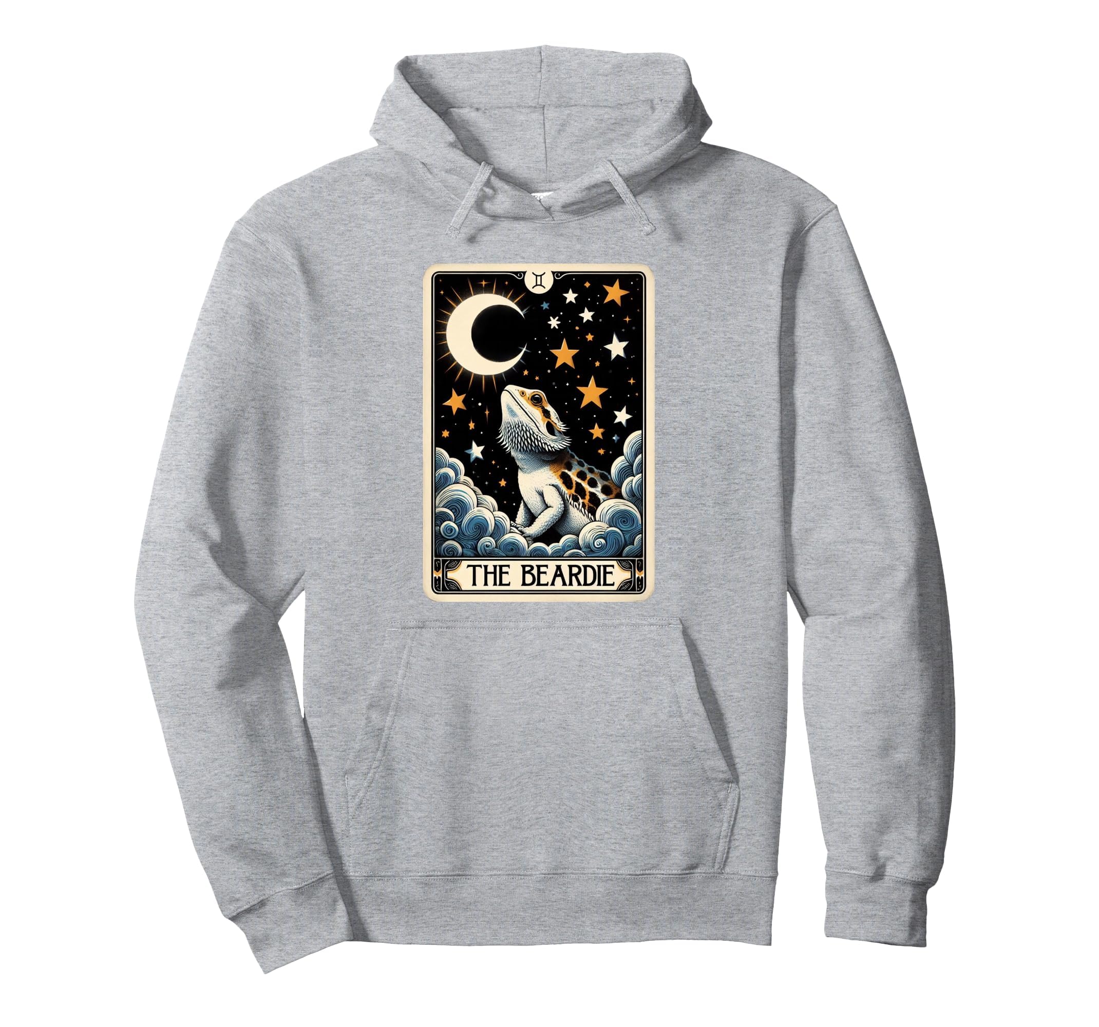 Bearded Dragon Tarot Card Beardie Mom Hoodie - Streetwear Style for Adults - T-Shirt, Sweatshirt, Hoodie