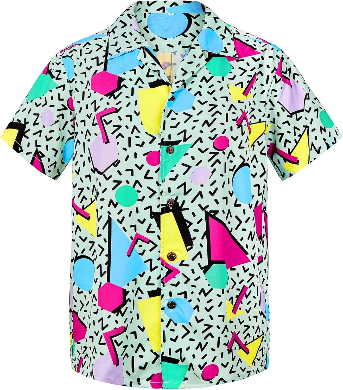 80s 90s Hawaiian for Men Funny Retro Short Sleeve - Adult & Kids T-Shirts, Sweatshirts & Hoodies apparel design preview 1