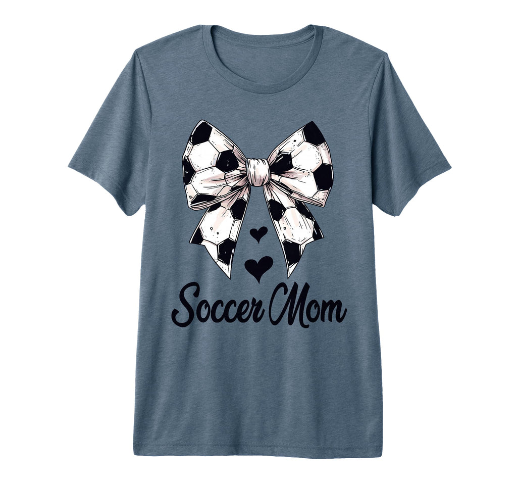 Soccer Mom Coquette Bow Soccer T-Shirt - Streetwear Style for Adults - T-Shirt, Sweatshirt, Hoodie
