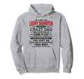 Womens Im Lucky Daughter Crazy Dad Hoodie - Unique Graphic Unisex - T-Shirt, Sweatshirt, Hoodie