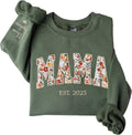 Custom Floral Applique Embroidered Grandma - Adult & Kids T-Shirts, Sweatshirts & Hoodies apparel design preview 1
