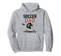 Soccer Dad Match Player Game Football Hoodie - Minimalist Print for Adults - T-Shirt, Sweatshirt, Hoodie