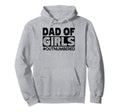 Dad Outnumbered Hashtag Funny Dads Hoodie - Custom Art Print Men Women - T-Shirt, Sweatshirt, Hoodie