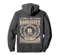 Rodriguez Name Legends Are Named Rodriguez Hoodie - Custom Art Print Unisex - T-Shirt, Sweatshirt, Hoodie