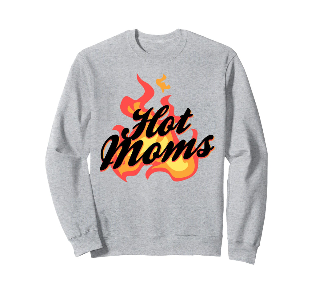Hot Moms Flames Milf Divorce Party Sweatshirt - Unique Graphic Men Women - T-Shirt, Sweatshirt, Hoodie