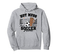 Hot Mess Always Stressed Soccer Mama Hoodie - Casual Everyday Wear Unisex - T-Shirt, Sweatshirt, Hoodie