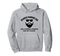 Bearded Running Dad Definition Runner Hoodie - Aesthetic Graphic Unisex - T-Shirt, Sweatshirt, Hoodie