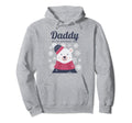 Daddy Dad Papa Polar Bear Birthday Hoodie - Casual Everyday Wear Unisex - T-Shirt, Sweatshirt, Hoodie