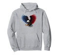 Patriotic Bald Eagle American Flag Usa Hoodie - Graphic Print for Adults - T-Shirt, Sweatshirt, Hoodie