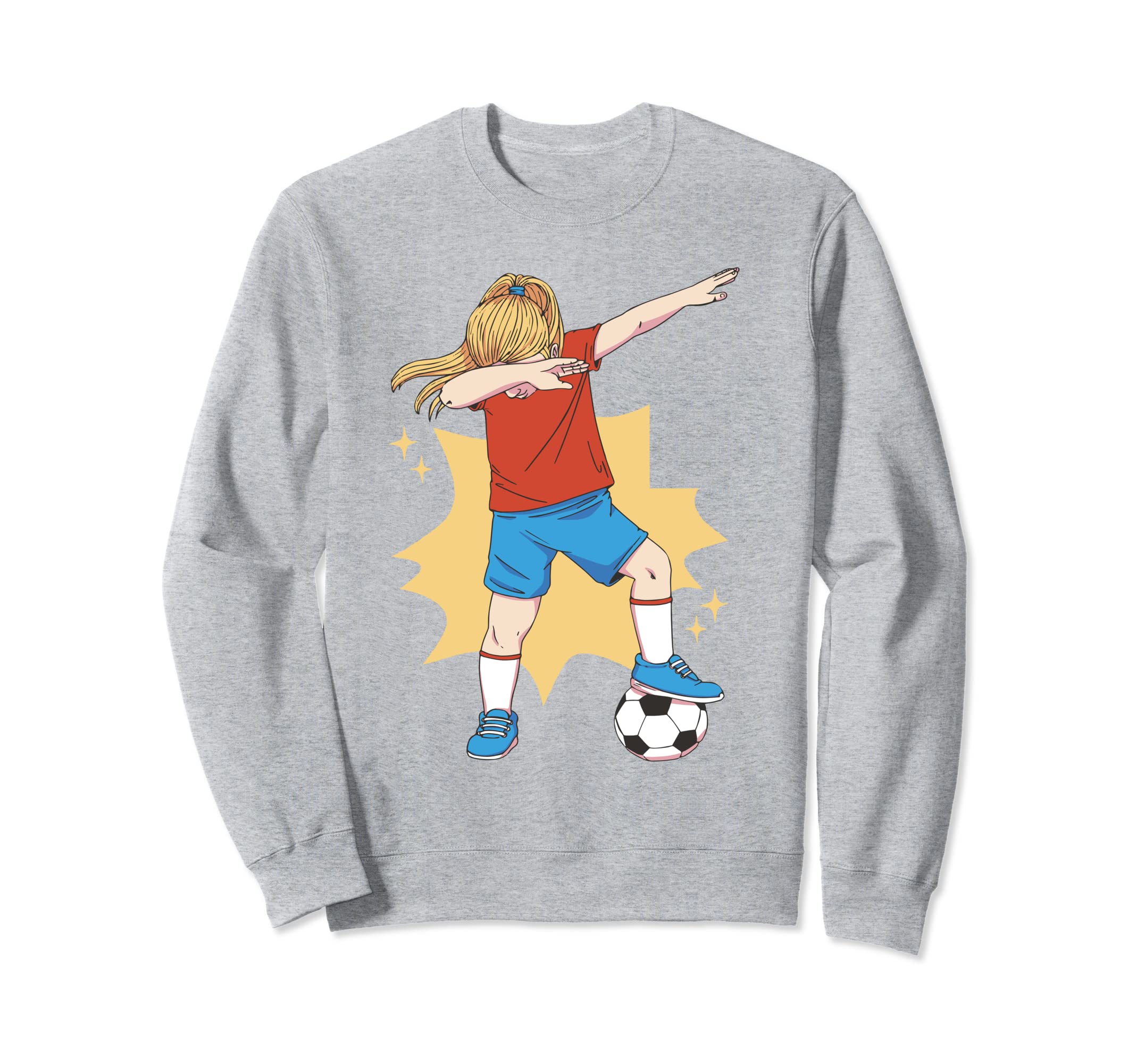 Dabbing Soccer Sweatshirt - Fun Novelty Design for Adults - T-Shirt, Sweatshirt, Hoodie