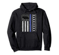 Nebraska Thin Blue Line Police Week Flag Hoodie - Unique Graphic Unisex - T-Shirt, Sweatshirt, Hoodie