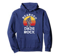 Bearded Dads Rock Bigfoot Fathers Day Hoodie - Aesthetic Graphic Men Women - T-Shirt, Sweatshirt, Hoodie
