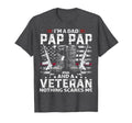 Mens Im Dad Pap Pap Veteran T-Shirt - Unique Graphic for Adults - T-Shirt, Sweatshirt, Hoodie