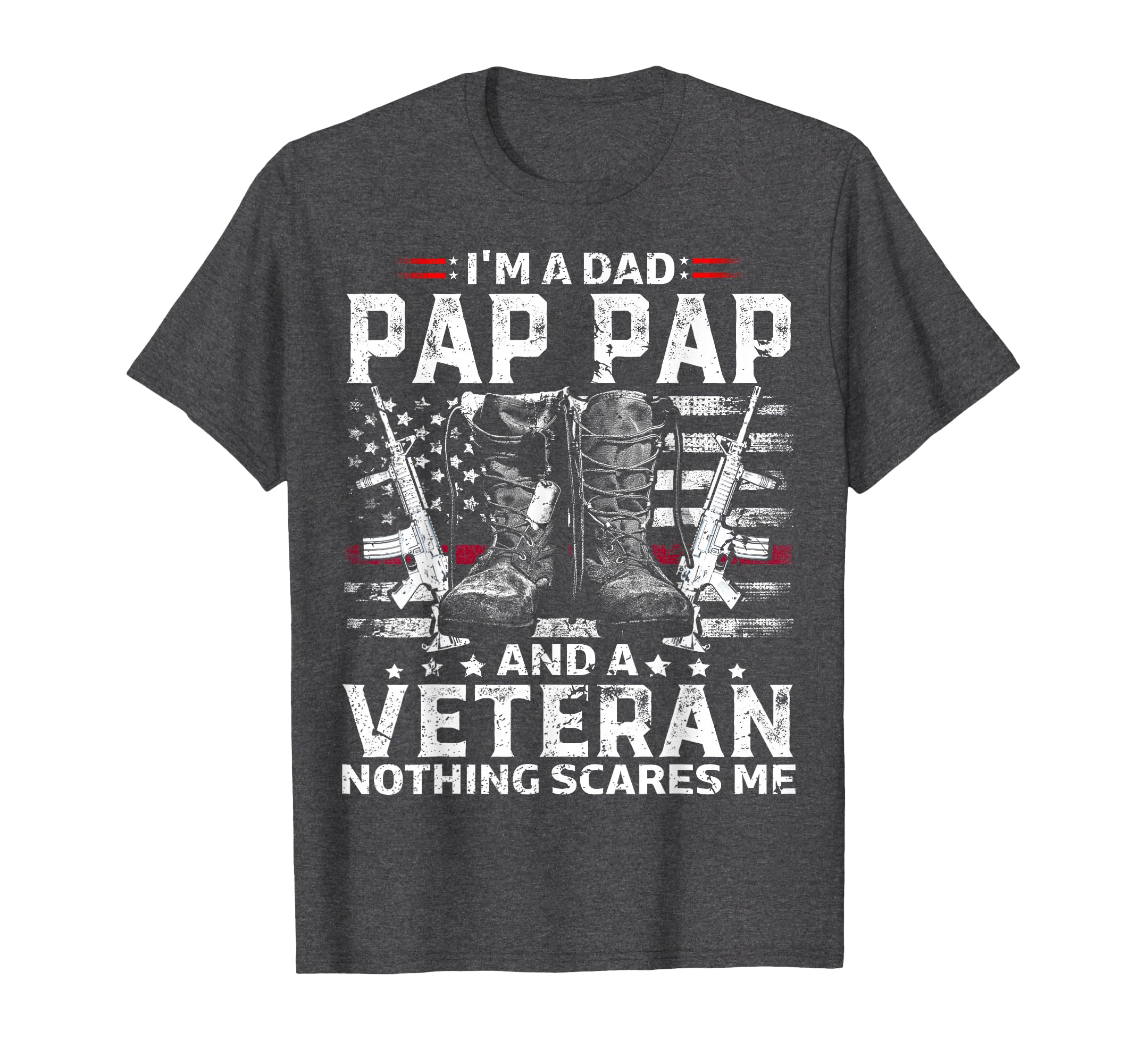 Mens Im Dad Pap Pap Veteran T-Shirt - Unique Graphic for Adults - T-Shirt, Sweatshirt, Hoodie