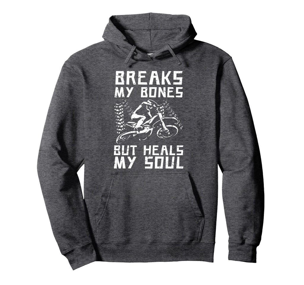 Dirt Bike Dirtbike Motorcycle Riding Hoodie - Fun Novelty Design for Adults - T-Shirt, Sweatshirt, Hoodie