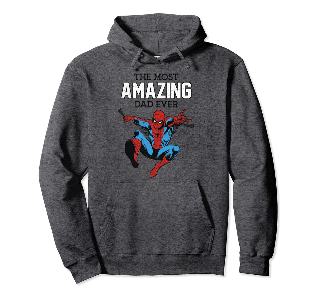 Marvel Spider Fathers Day Most Hoodie - Aesthetic Graphic for Adults - T-Shirt, Sweatshirt, Hoodie
