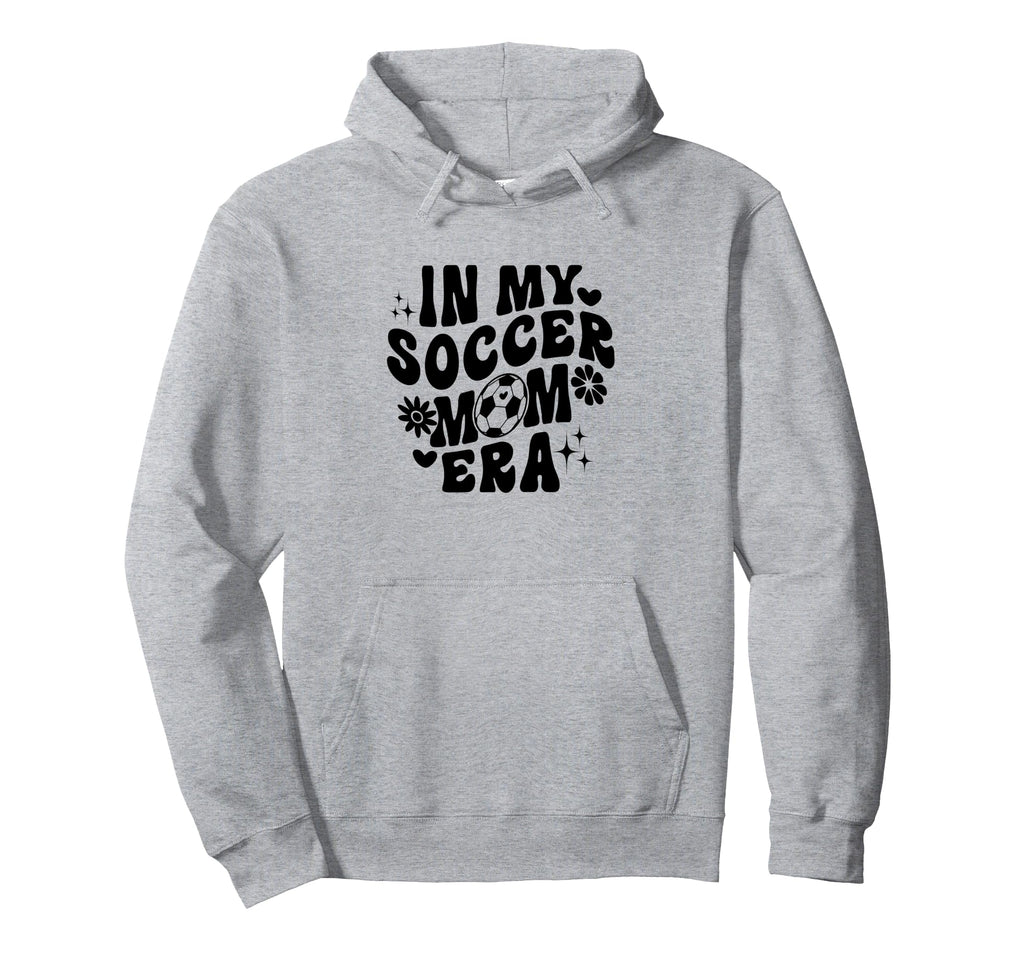 My Soccer Mom Era Groovy Soccer Mama Hoodie - Aesthetic Graphic Unisex - T-Shirt, Sweatshirt, Hoodie