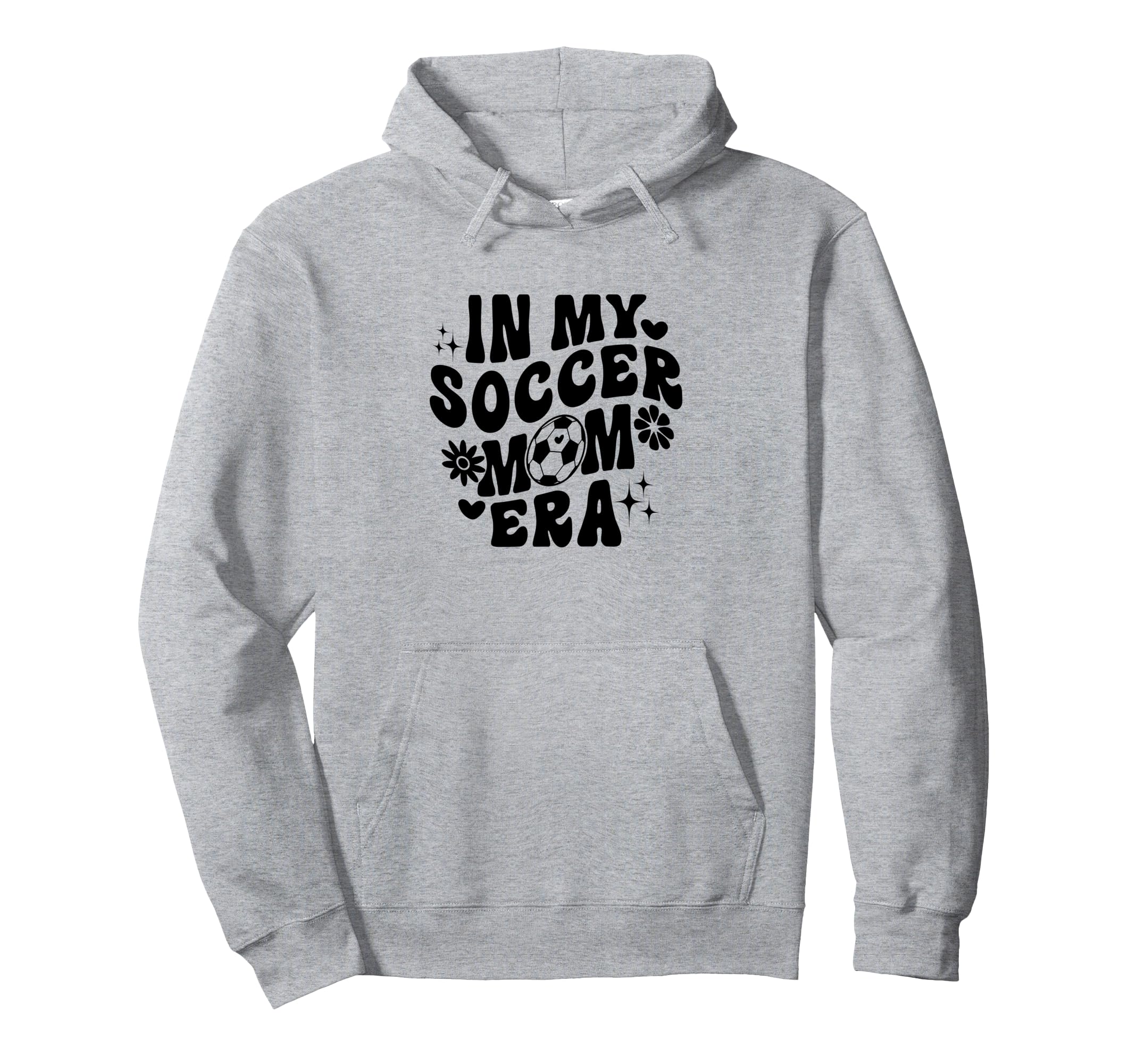 My Soccer Mom Era Groovy Soccer Mama Hoodie - Aesthetic Graphic Unisex - T-Shirt, Sweatshirt, Hoodie