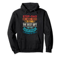 Funny Fathers Day Proud Stepdad Hoodie - Streetwear Style for Adults - T-Shirt, Sweatshirt, Hoodie
