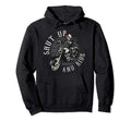 Shut Up And Ride Skeleton Motorcycle Gift Hoodie - Graphic Print Unisex - T-Shirt, Sweatshirt, Hoodie