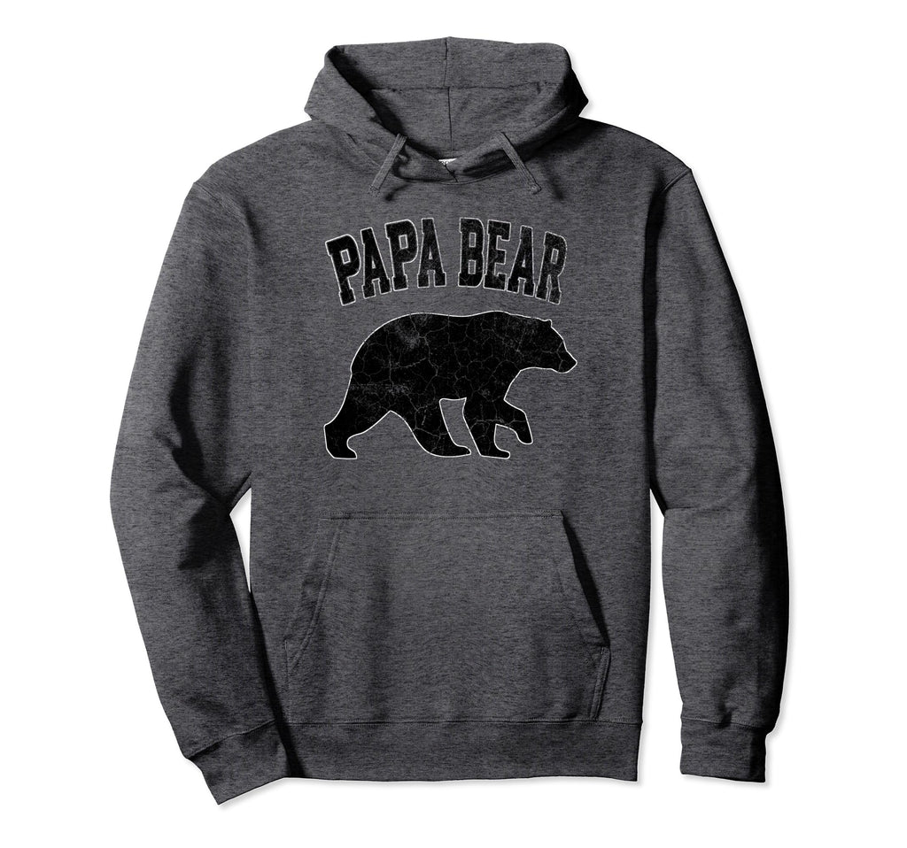 Papa Bear Dark Hoodie - Custom Art Print Men Women - T-Shirt, Sweatshirt, Hoodie