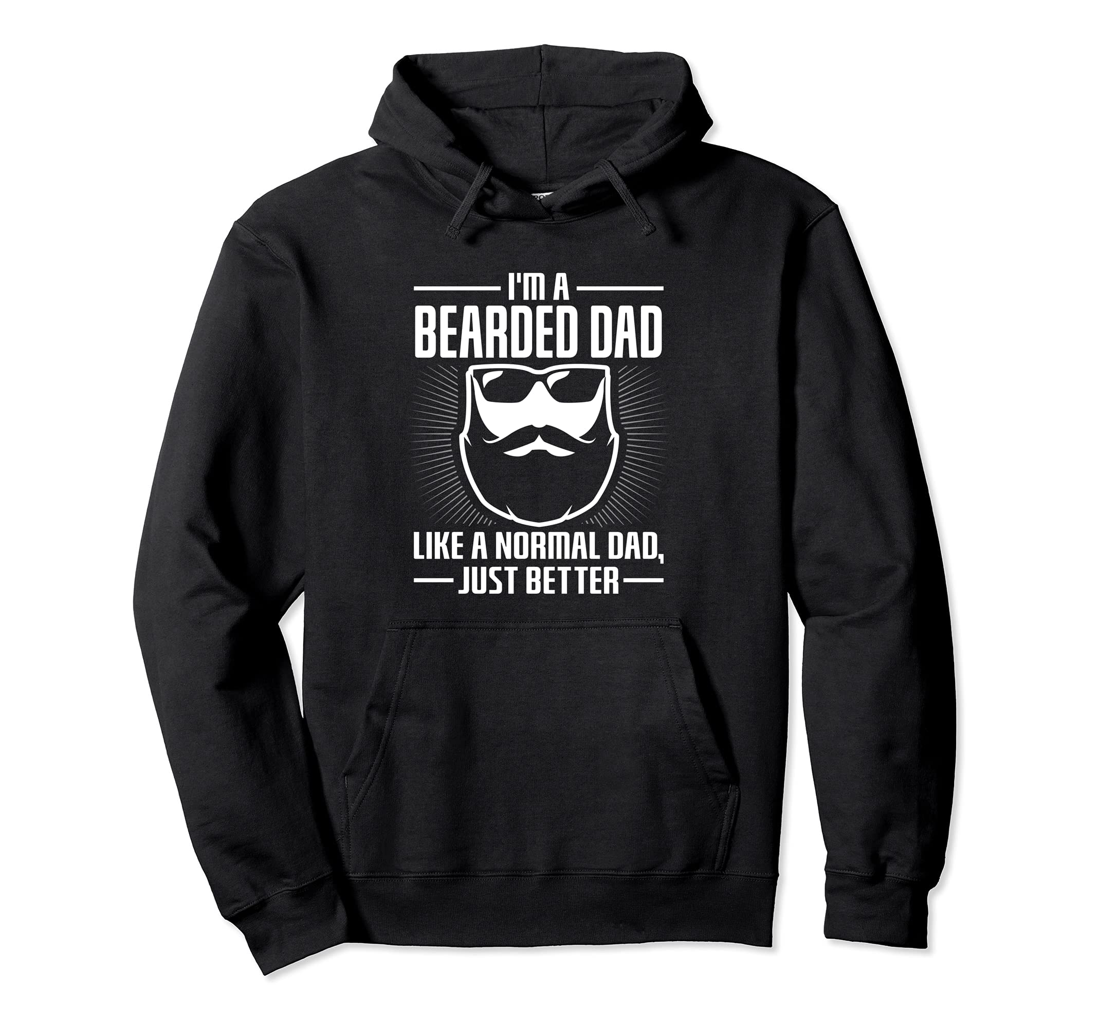 Im Bearded Dad Funny Gift Father Beard Hoodie - Aesthetic Graphic Men Women - T-Shirt, Sweatshirt, Hoodie