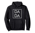 Dada Modern Boxed Square Dad Matching Mama Hoodie - Novelty Apparel Unisex - T-Shirt, Sweatshirt, Hoodie