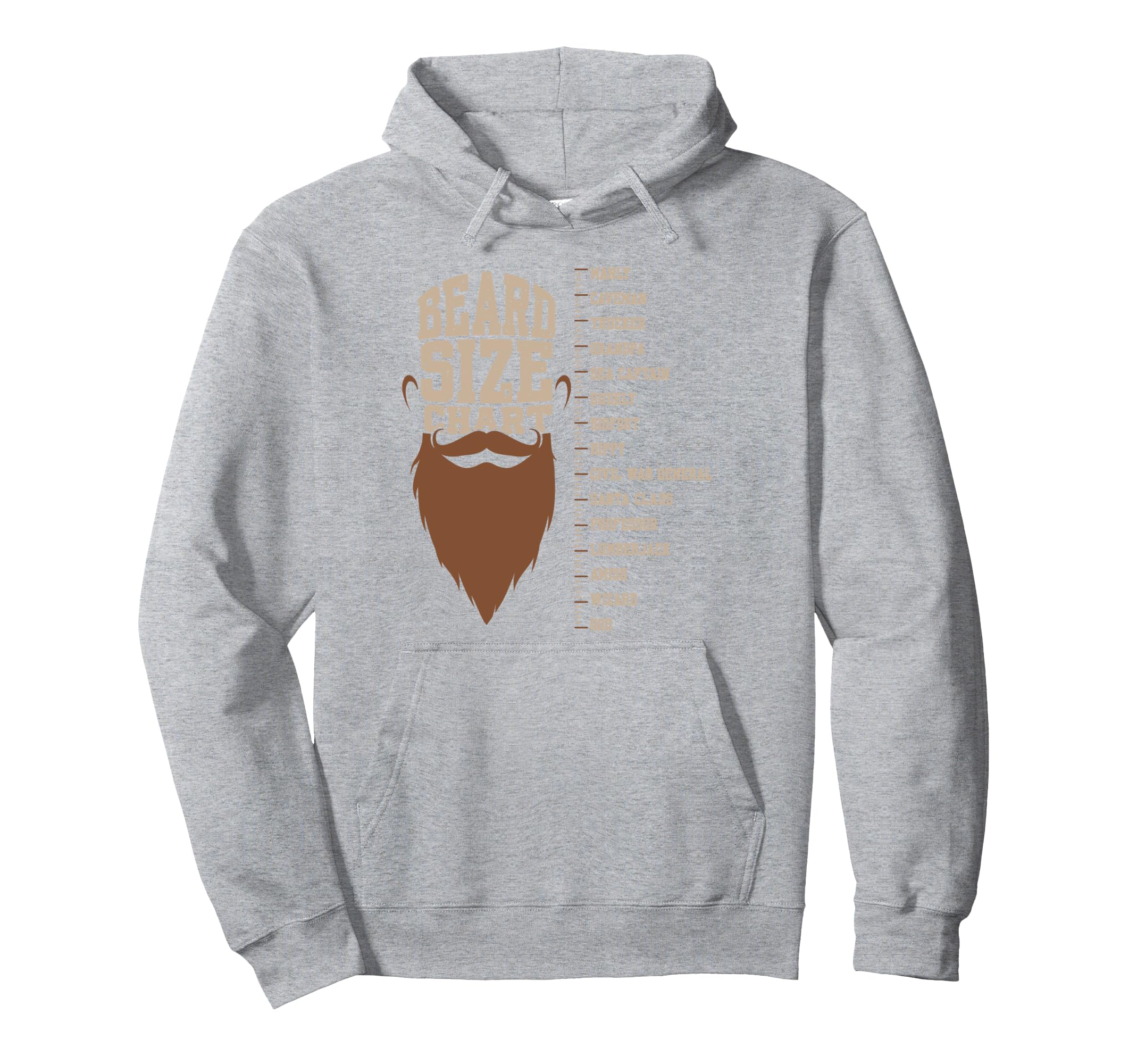 Funny Beard Length Beards Bearded Dad Hoodie - Aesthetic Graphic Unisex - T-Shirt, Sweatshirt, Hoodie
