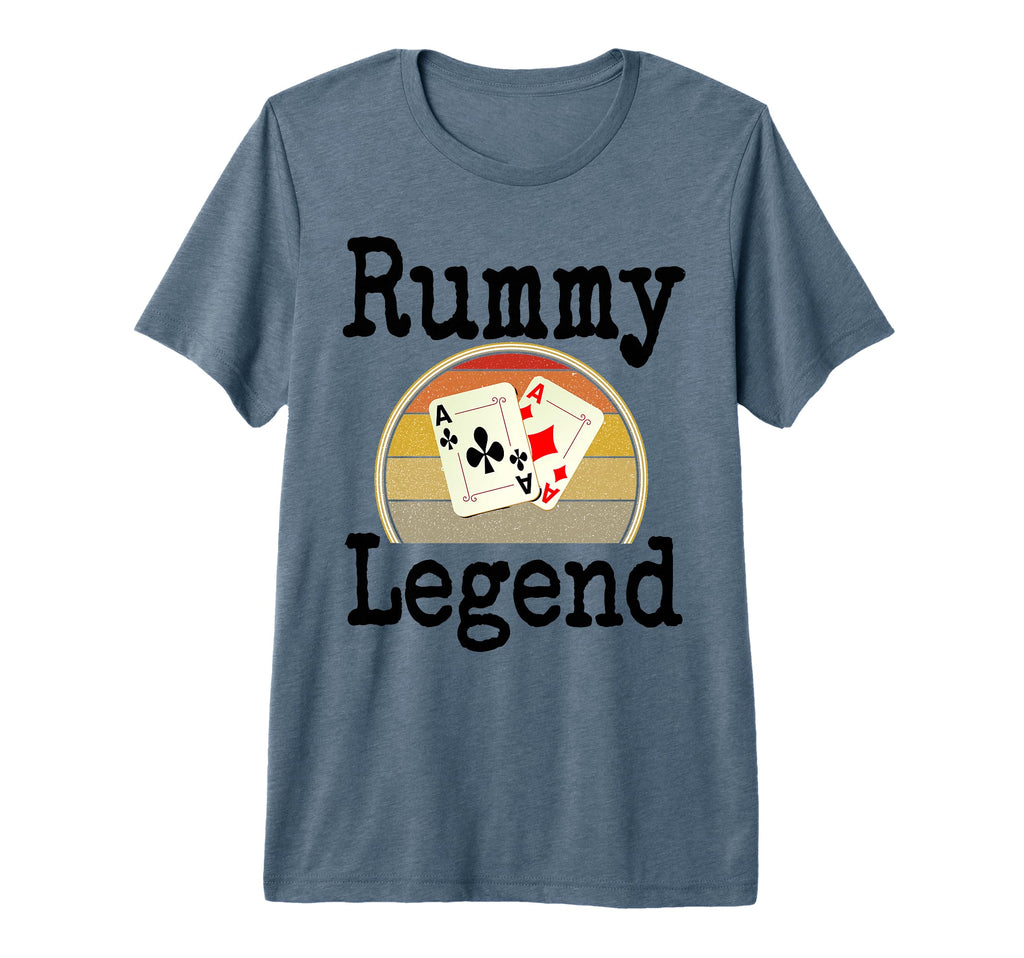 Funny Rummy Legend Card Game Winner T-Shirt - Custom Art Print for Adults - T-Shirt, Sweatshirt, Hoodie