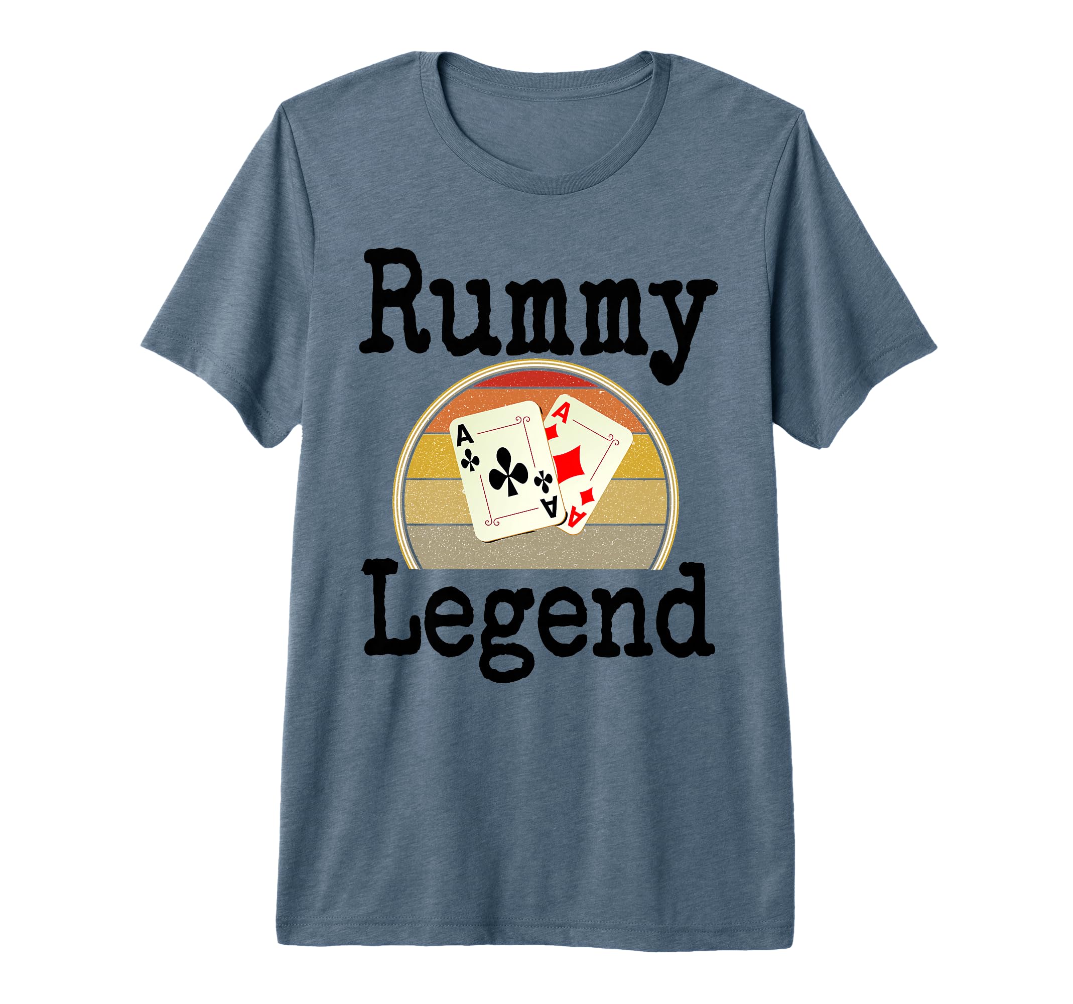 Funny Rummy Legend Card Game Winner T-Shirt - Custom Art Print for Adults - T-Shirt, Sweatshirt, Hoodie