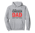 Chicken Dad Myth Legend Funny Poultry Hoodie - Streetwear Style Men Women - T-Shirt, Sweatshirt, Hoodie