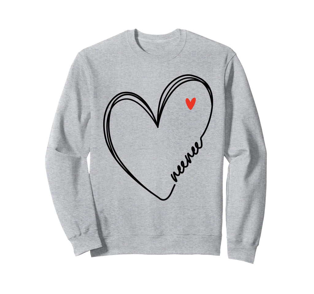 Neenee Heart Mom Mothers Day Sweatshirt - Graphic Print for Adults - T-Shirt, Sweatshirt, Hoodie