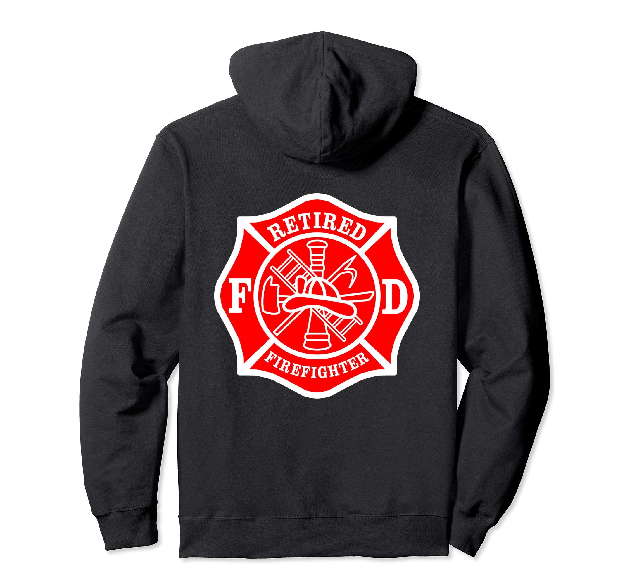 Retired Firefighters Hoodie - Aesthetic Graphic for Adults - T-Shirt, Sweatshirt, Hoodie
