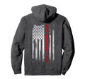 Best Bonus Dad Ever American Usa Flag Hoodie - Custom Art Print for Adults - T-Shirt, Sweatshirt, Hoodie