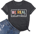 Be Kind for Women Funny Letter Print Real Not Perfect - Adult & Kids T-Shirts, Sweatshirts & Hoodies apparel design preview 1