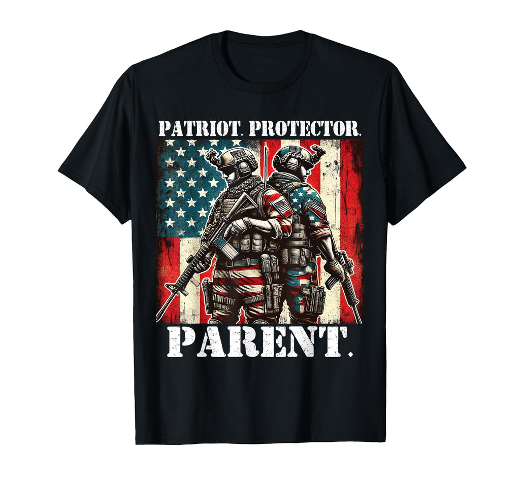 Proud Patriot Father Son Daughter Wife T-Shirt - Minimalist Print Unisex - T-Shirt, Sweatshirt, Hoodie