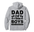 Dad Twin Overachiever Funny Twin Dad Hoodie - Aesthetic Graphic Unisex - T-Shirt, Sweatshirt, Hoodie