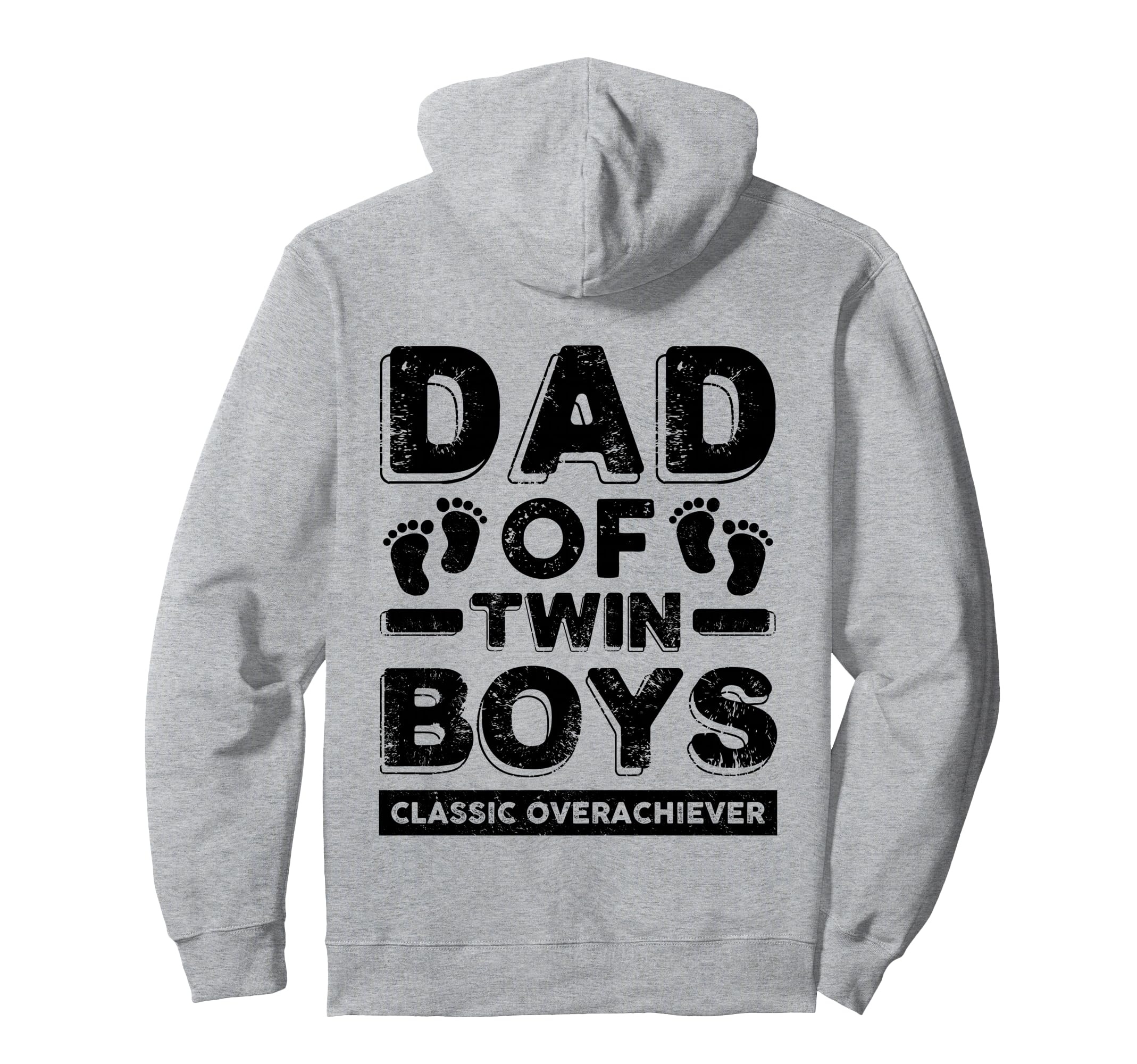 Dad Twin Overachiever Funny Twin Dad Hoodie - Aesthetic Graphic Unisex - T-Shirt, Sweatshirt, Hoodie