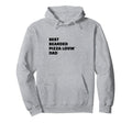 Mens Best Bearded Pizza Lovin Dad Food Hoodie - Novelty Apparel Men Women - T-Shirt, Sweatshirt, Hoodie