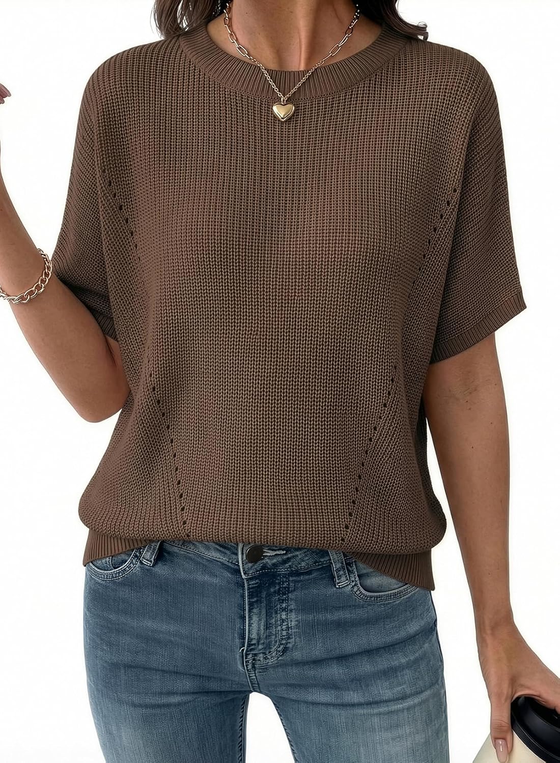 Womens Short Sleeve Sweaters 2026 Summer Lightweight - Adult & Kids T-Shirts, Sweatshirts & Hoodies apparel design preview 1