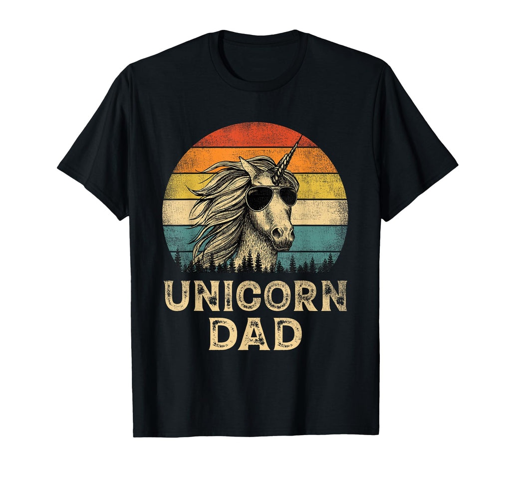 Unicorn Dad Unicorn Lovers Daddy T-Shirt - Unique Graphic for Adults - T-Shirt, Sweatshirt, Hoodie