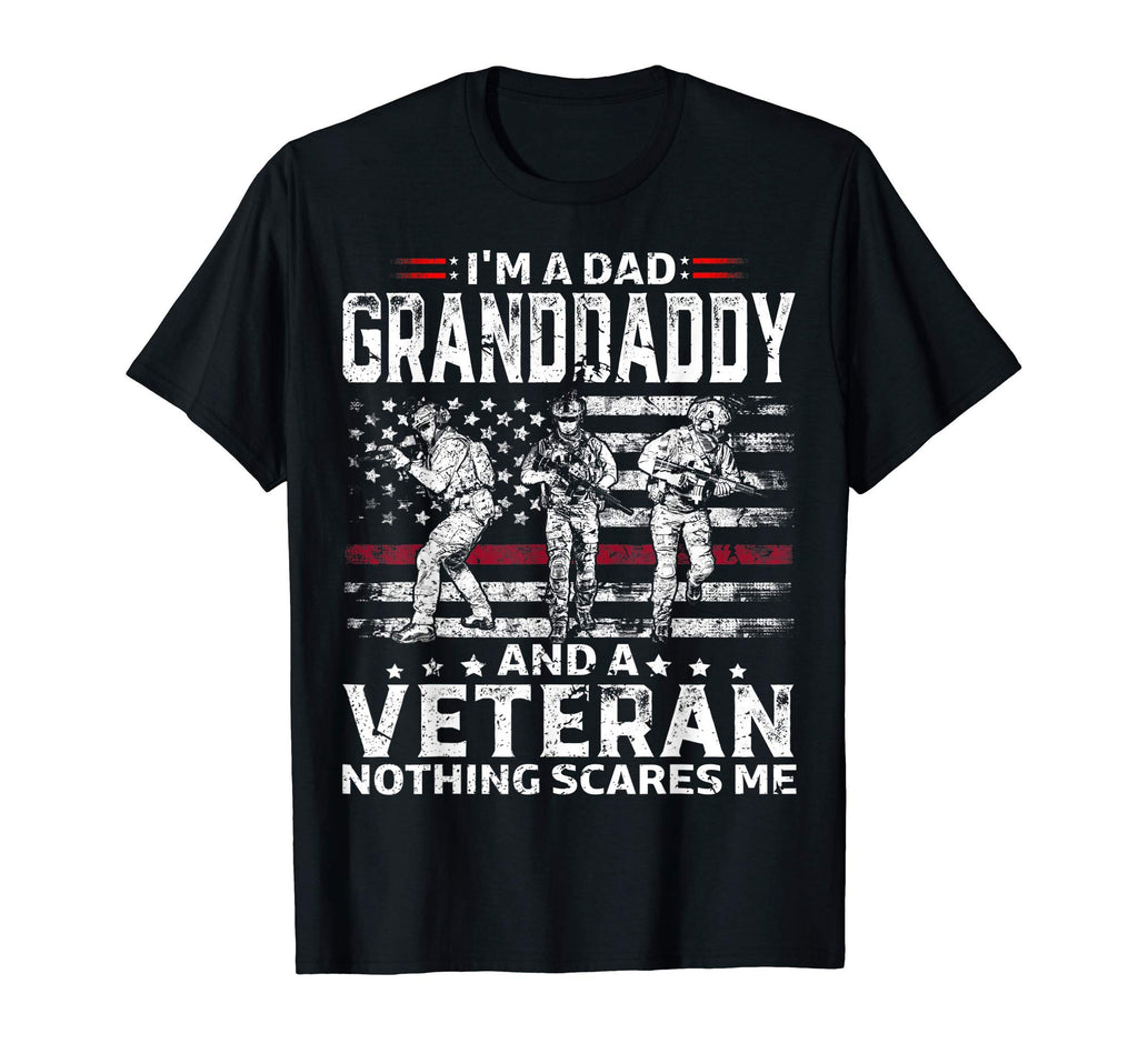 Im Dad Granddaddy Veteran Fathers Day T-Shirt - Streetwear Style Unisex - T-Shirt, Sweatshirt, Hoodie